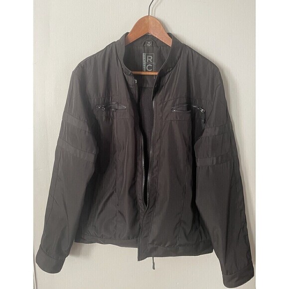 RC Robert Comstock Black Lightweight Jacket Size Medium - Picture 1 of 5
